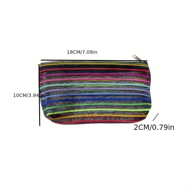 Mesh Cosmetic Bag Durable Holds Lipstick Makeup Perfume Toiletries