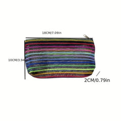 Mesh Cosmetic Bag Durable Holds Lipstick Makeup Perfume Toiletries