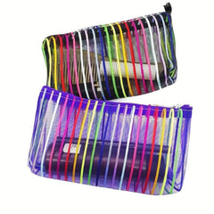 Mesh Cosmetic Bag Durable Holds Lipstick Makeup Perfume Toiletries