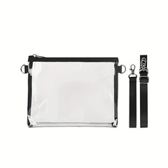 Transparent PVC Crossbody Bag Waterproof Coin Purse Wash Bag