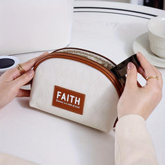 Portable Travel Cosmetic Bag with Handbag for Daily Use