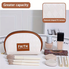 Portable Travel Cosmetic Bag with Handbag for Daily Use