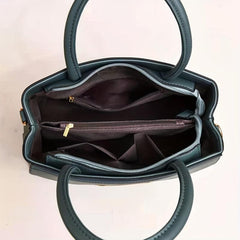 2Pcs Women's Handbags Set Satchel Bag Crossbody with Coin Purse