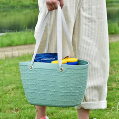 Solid Waterproof Beach Bag Durable Handbag Travel Bag