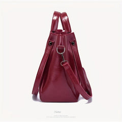 3 Pcs Classic Bag Set Tote Shoulder Credit Card Case