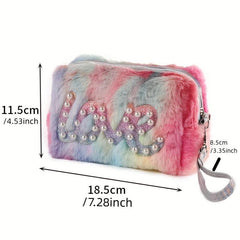 Plush Travel Household Storage Bag Portable Wash Bag Toiletry Bag
