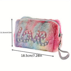 Plush Travel Household Storage Bag Portable Wash Bag Toiletry Bag