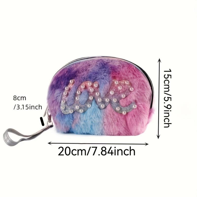 Plush Travel Household Storage Bag Portable Wash Bag Toiletry Bag