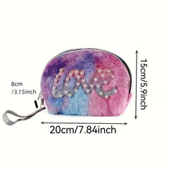 Plush Travel Household Storage Bag Portable Wash Bag Toiletry Bag