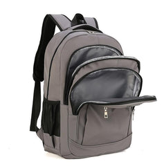 Minimalist Preppy School Bag Large Capacity Zipper Travel Daypack