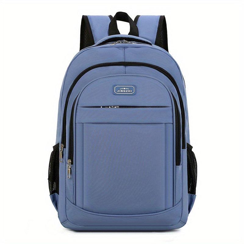 Minimalist Preppy School Bag Large Capacity Zipper Travel Daypack