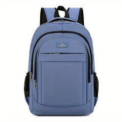 Minimalist Preppy School Bag Large Capacity Zipper Travel Daypack