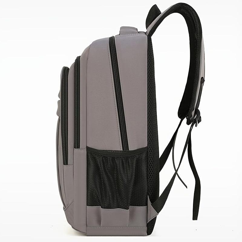 Minimalist Preppy School Bag Large Capacity Zipper Travel Daypack