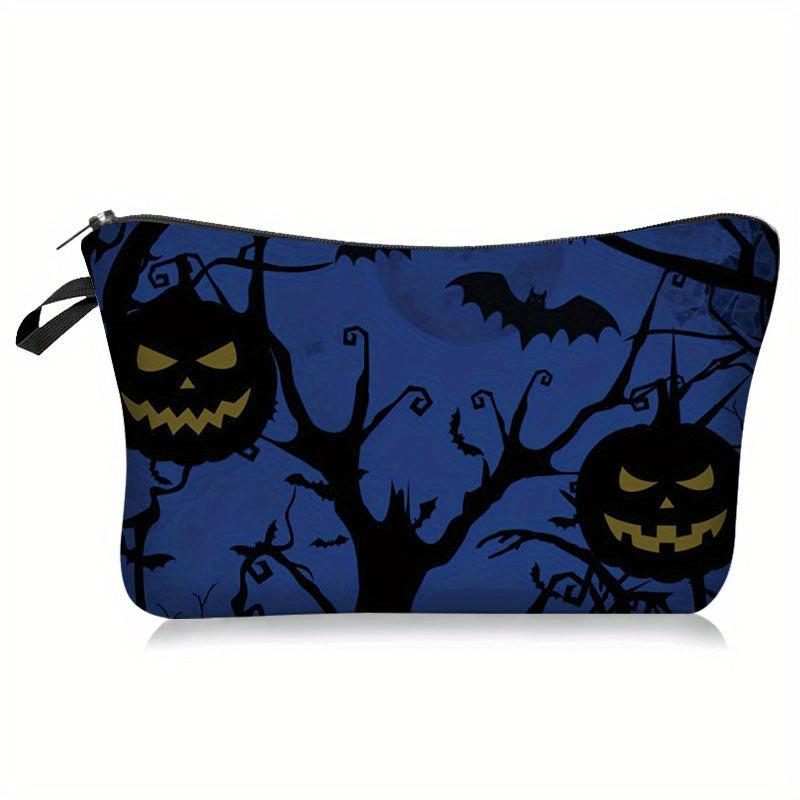 Halloween Print Makeup Bag Clutch Storage Cosmetic Bag