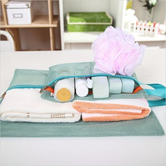4Pcs Travel Storage Mesh Bags Waterproof Zipper File Bags For Toiletry