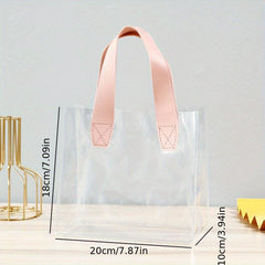 Large Capacity Transparent Tote Bag for Business Travel