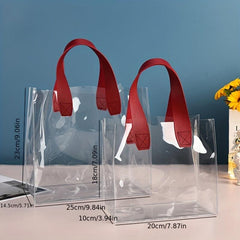 Large Capacity Transparent Tote Bag for Business Travel
