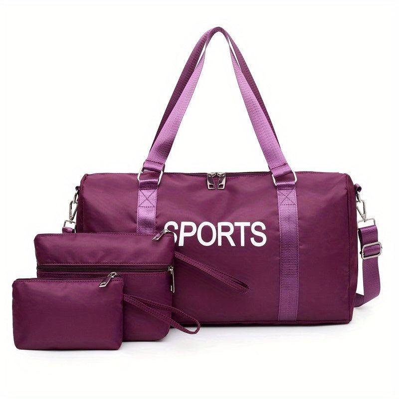 Large Capacity Travel Duffle Bag Sports Gym Storage Carry On Weekender Bag