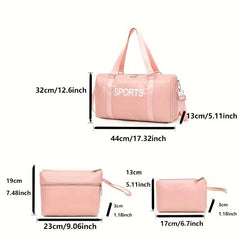 Large Capacity Travel Duffle Bag Sports Gym Storage Carry On Weekender Bag