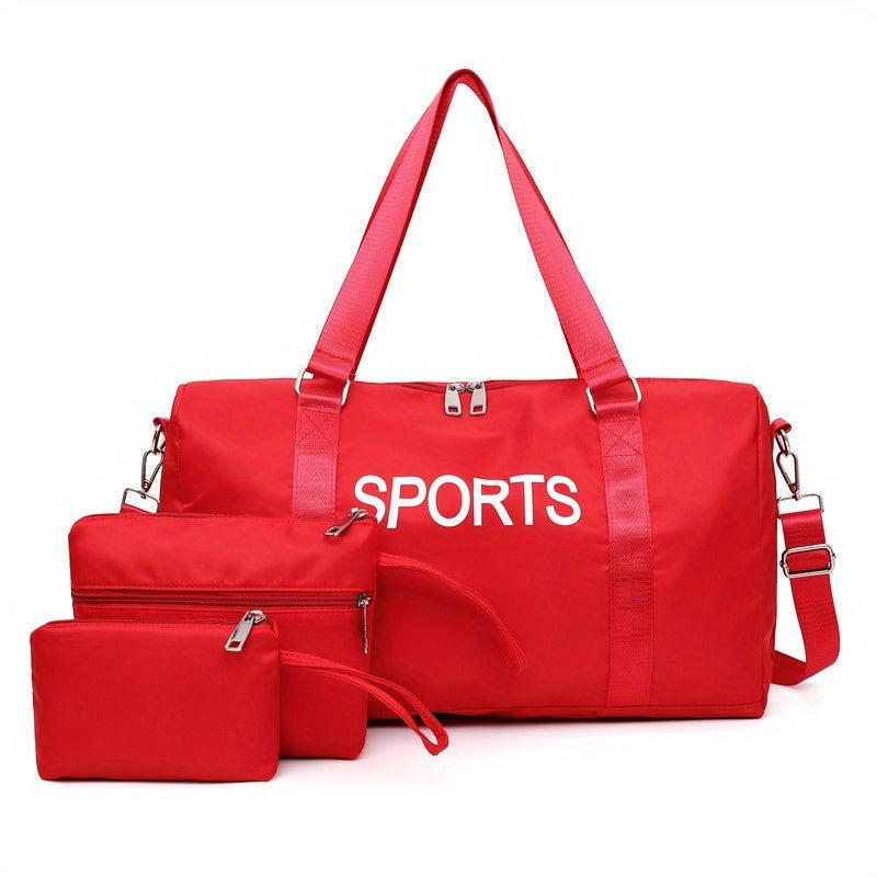 Large Capacity Travel Duffle Bag Sports Gym Storage Carry On Weekender Bag