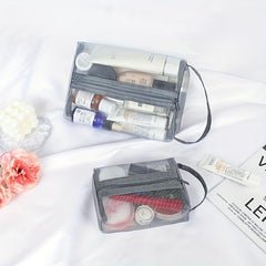 Portable Travel Washing Bag Mesh Cosmetic Storage Bag