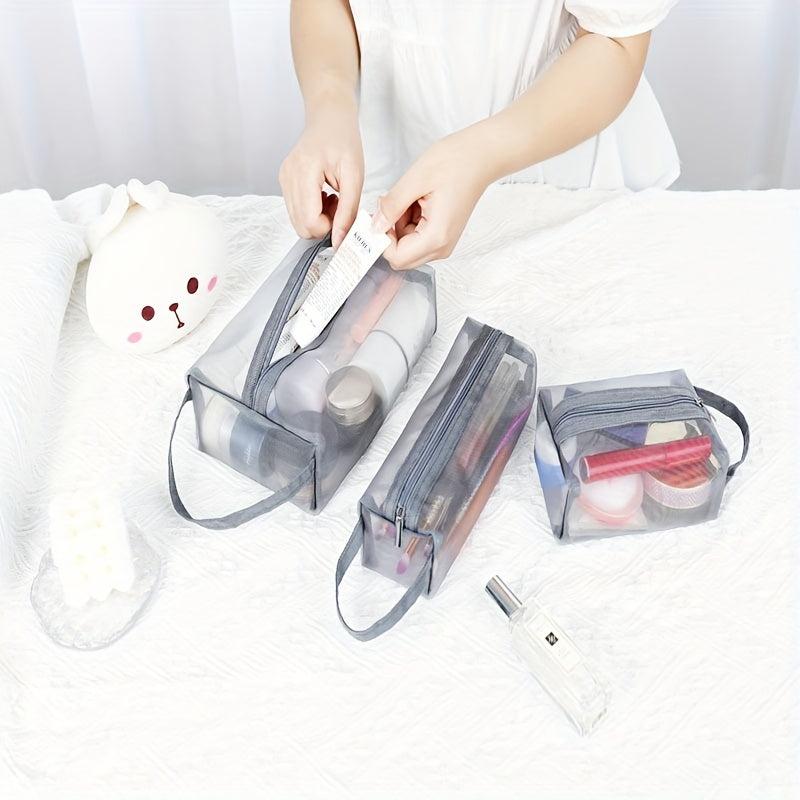 Portable Travel Washing Bag Mesh Cosmetic Storage Bag