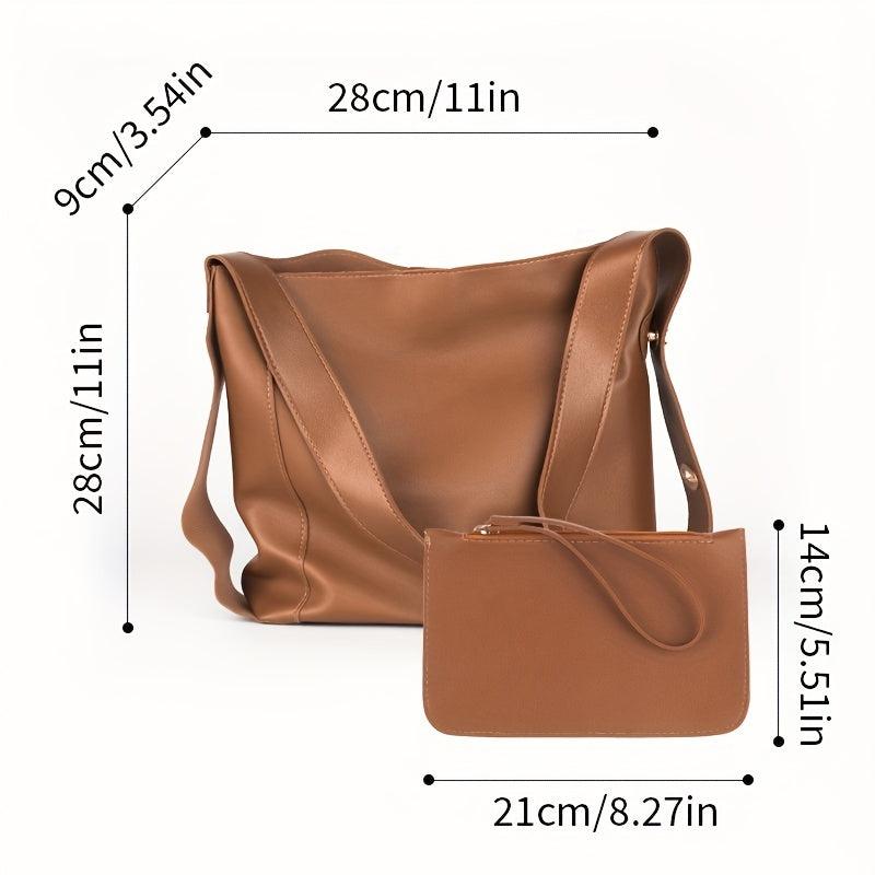 Minimalist Shoulder Bag Crossbody Bag & Clutch Wallet