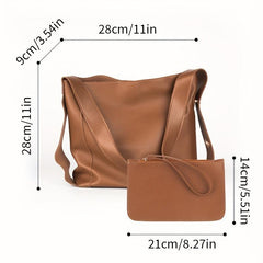 Minimalist Shoulder Bag Crossbody Bag & Clutch Wallet