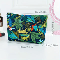 Forest Animal Print Toiletry Bag Handbag Travel Storage Bag