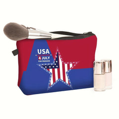 Casual Star Pattern Cosmetic Bag Clutch Storage Portable Travel Toiletry Bag