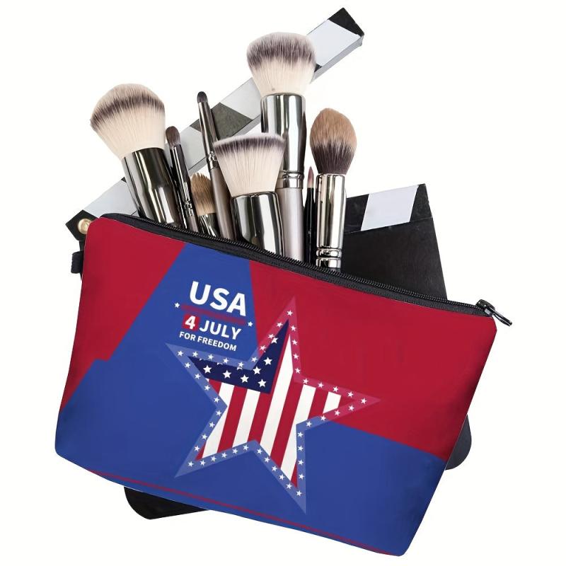 Casual Star Pattern Cosmetic Bag Clutch Storage Portable Travel Toiletry Bag