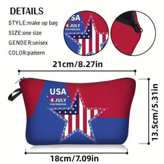 Casual Star Pattern Cosmetic Bag Clutch Storage Portable Travel Toiletry Bag