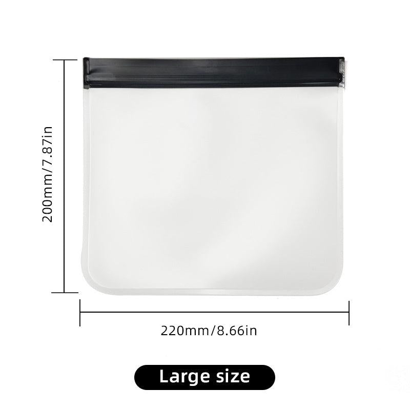 M L Frosted Portable Cosmetic Bag Waterproof Travel Toiletry Bag