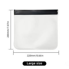 M L Frosted Portable Cosmetic Bag Waterproof Travel Toiletry Bag