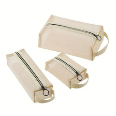 Mesh Cosmetics Bag Portable Travel Storage Toiletry Bag