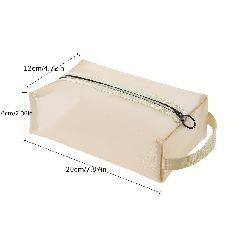 Mesh Cosmetics Bag Portable Travel Storage Toiletry Bag
