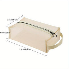 Mesh Cosmetics Bag Portable Travel Storage Toiletry Bag