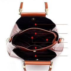 4 Pcs Classic Bag Sets with Crossbody Bag & Clutch Wallet