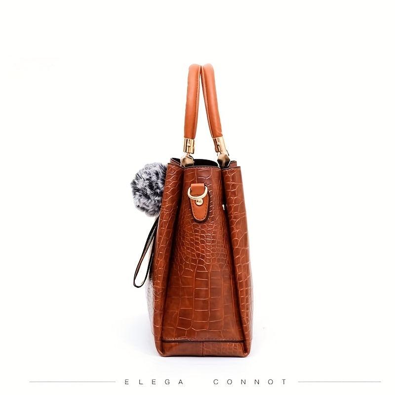 4 Pcs Classic Bag Sets with Crossbody Bag & Clutch Wallet