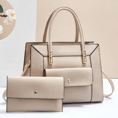Women's Shoulder & Clutch Bag Set, Large Capacity