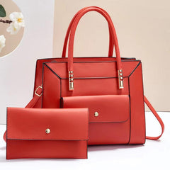 Women's Shoulder & Clutch Bag Set, Large Capacity