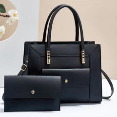 Women's Shoulder & Clutch Bag Set, Large Capacity