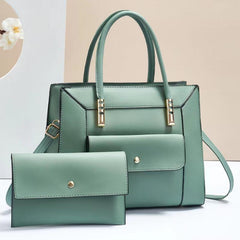 Women's Shoulder & Clutch Bag Set, Large Capacity