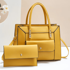 Women's Shoulder & Clutch Bag Set, Large Capacity