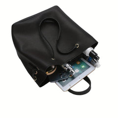 4 Pcs Solid Bag Sets Shoulder & Crossbody & Clutch & Card Case