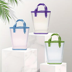 Transparent Mesh Makeup Storage Bag for Travel Toiletries