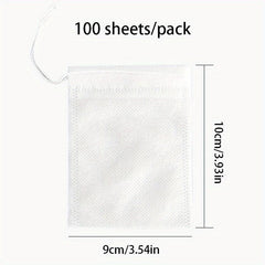 100pcs Disposable Tea Bags Spice Filter Bags