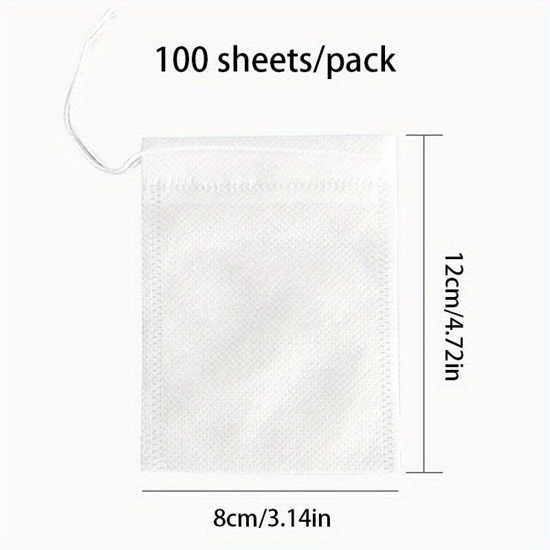 100pcs Disposable Tea Bags Spice Filter Bags
