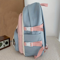 2pcs Large Capacity Backpack Tote Set Lightweight Durable School Travel Bag