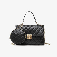 Quilted Crossbody Bag Shoulder Satchel Women's Handbag & Purse